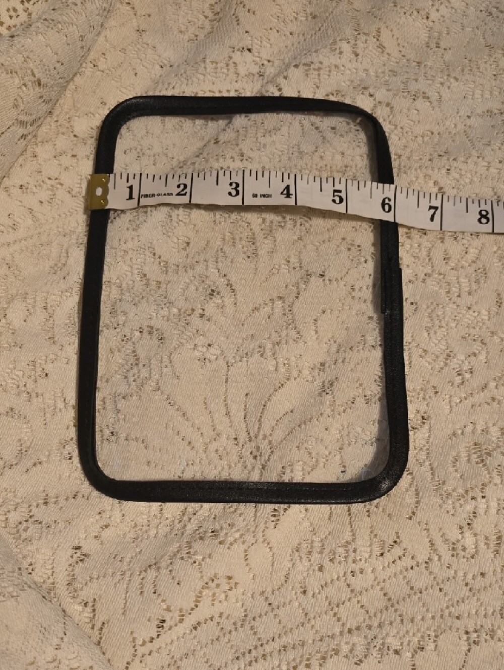 Black Rectangular Silicone Frame - Picture 2 of 3